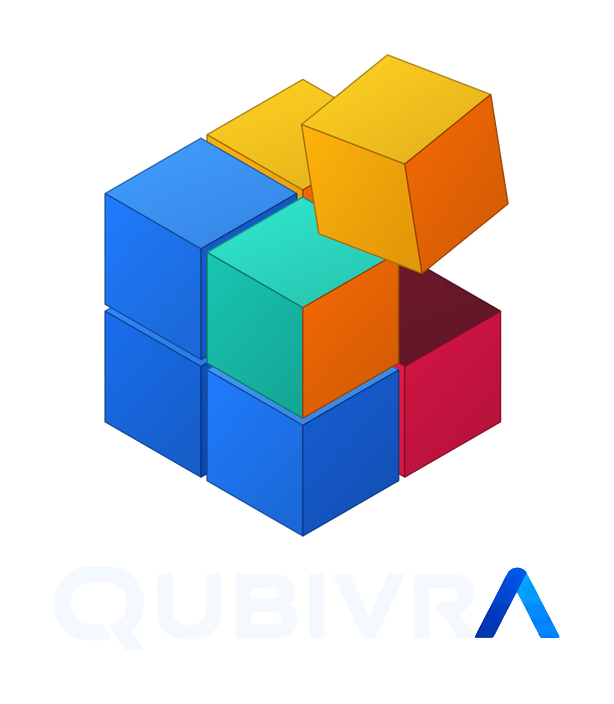 QUBIVRA logo lockup